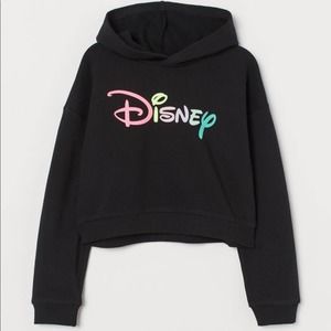 Disney Hooded Crop Sweatshirt H&M